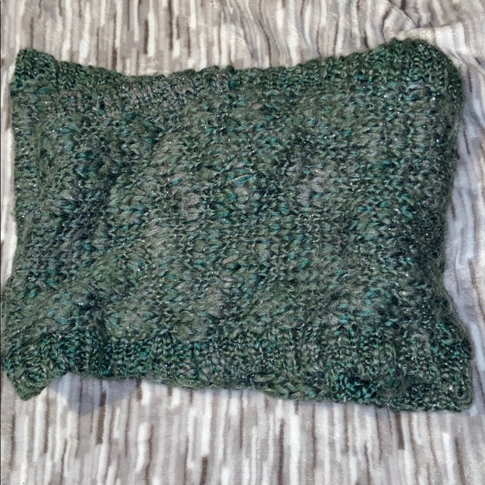 Banana Republic Green Sparkled Scarf
